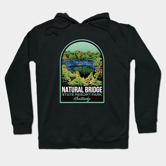 Natural Bridge State Park KY Hoodie by HalpinDesign